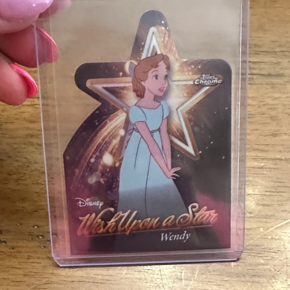 Disney Wish Upon a Star Card with Wendy in Blue
